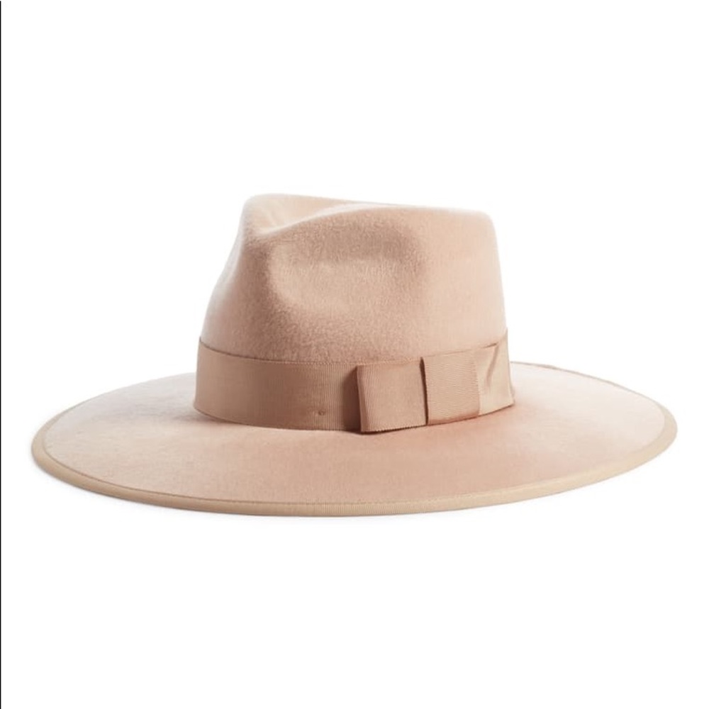 NWT BRIXTON Joanna III Wool Felt Hat BLUSH SMALL